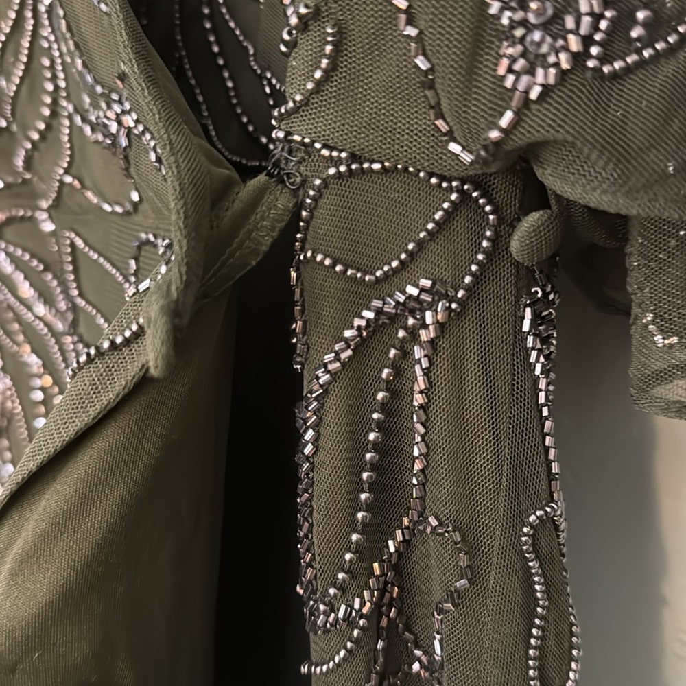 Anthropologie BHLDN Hannon Dress beaded size 10 - Picture 13 of 15
